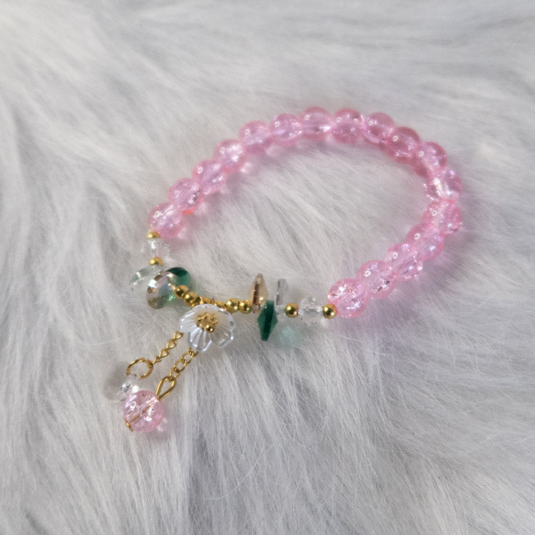 Golden Garden Bracelet — Pink
