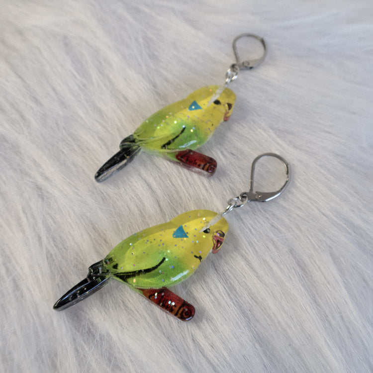 Parakeet Earrings
