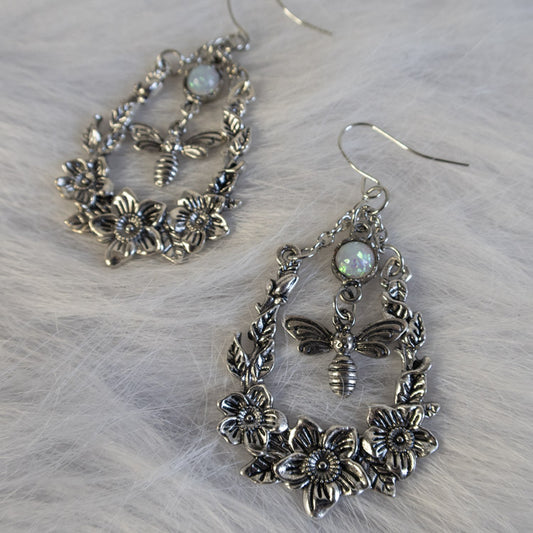 Enchanted Meadow Bee Earrings
