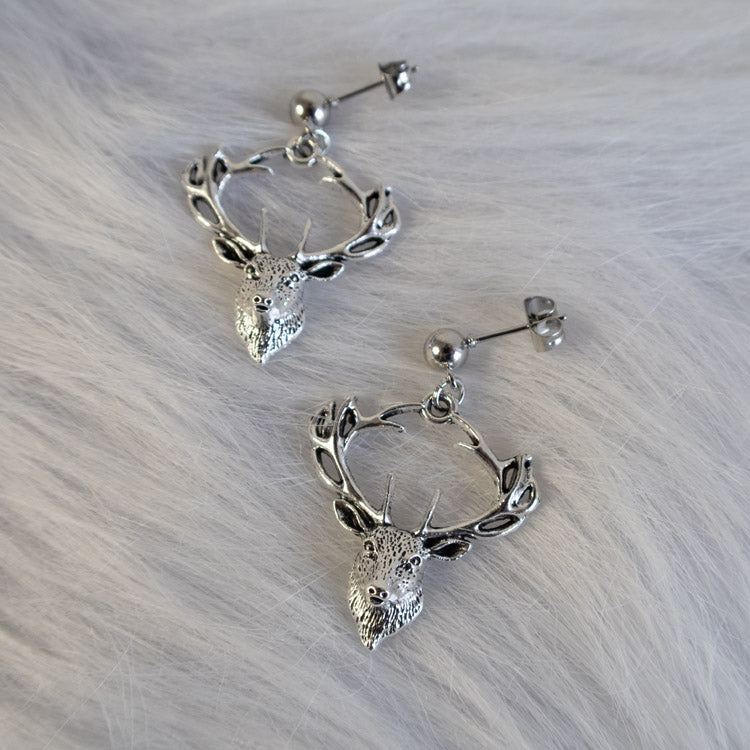 Silverwood Stag Earrings
