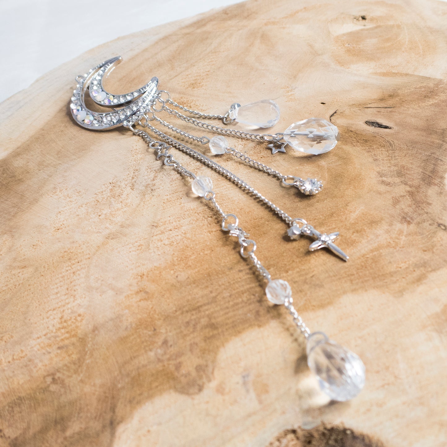 Mystic Moon hair clip