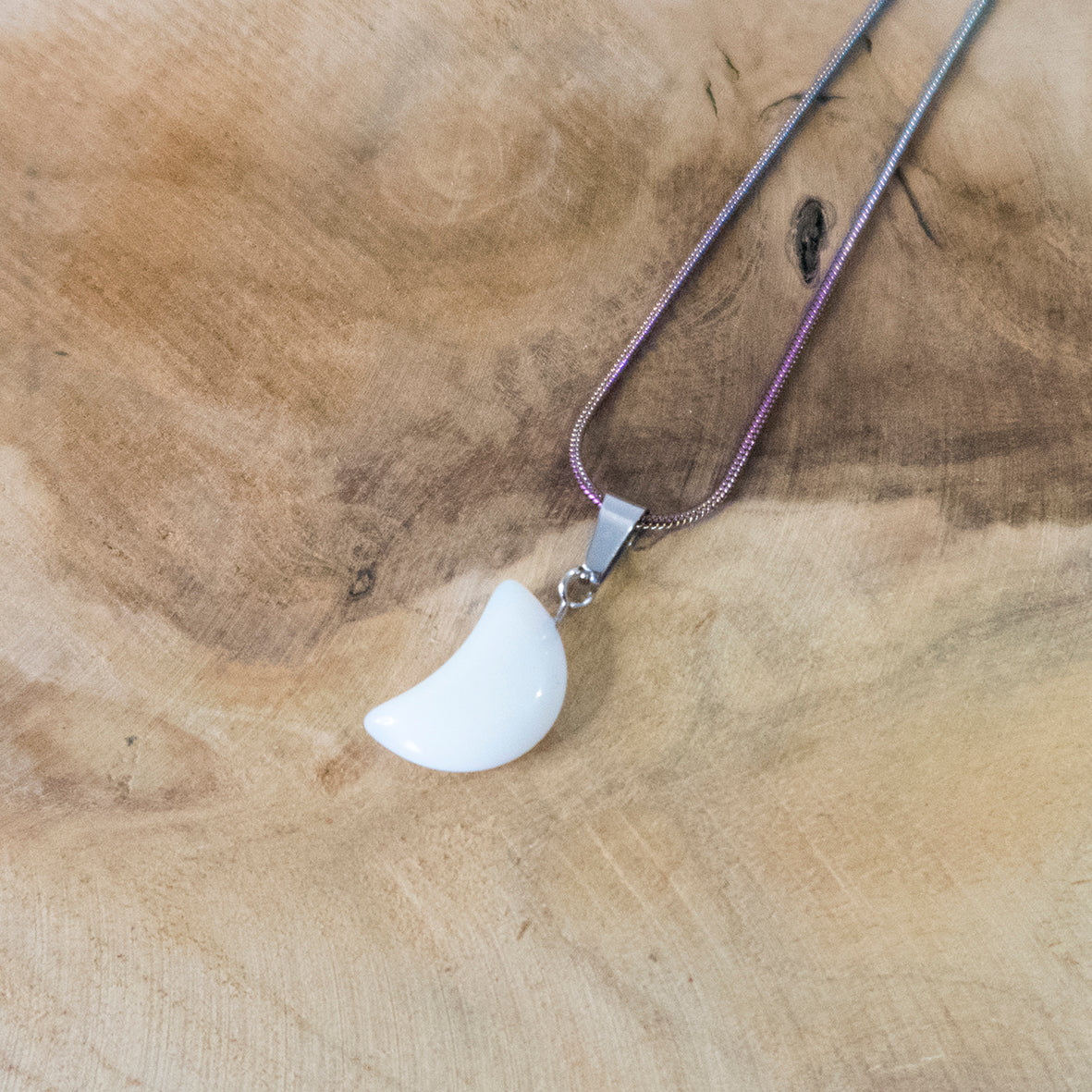 Opal Moon Rainbow necklace