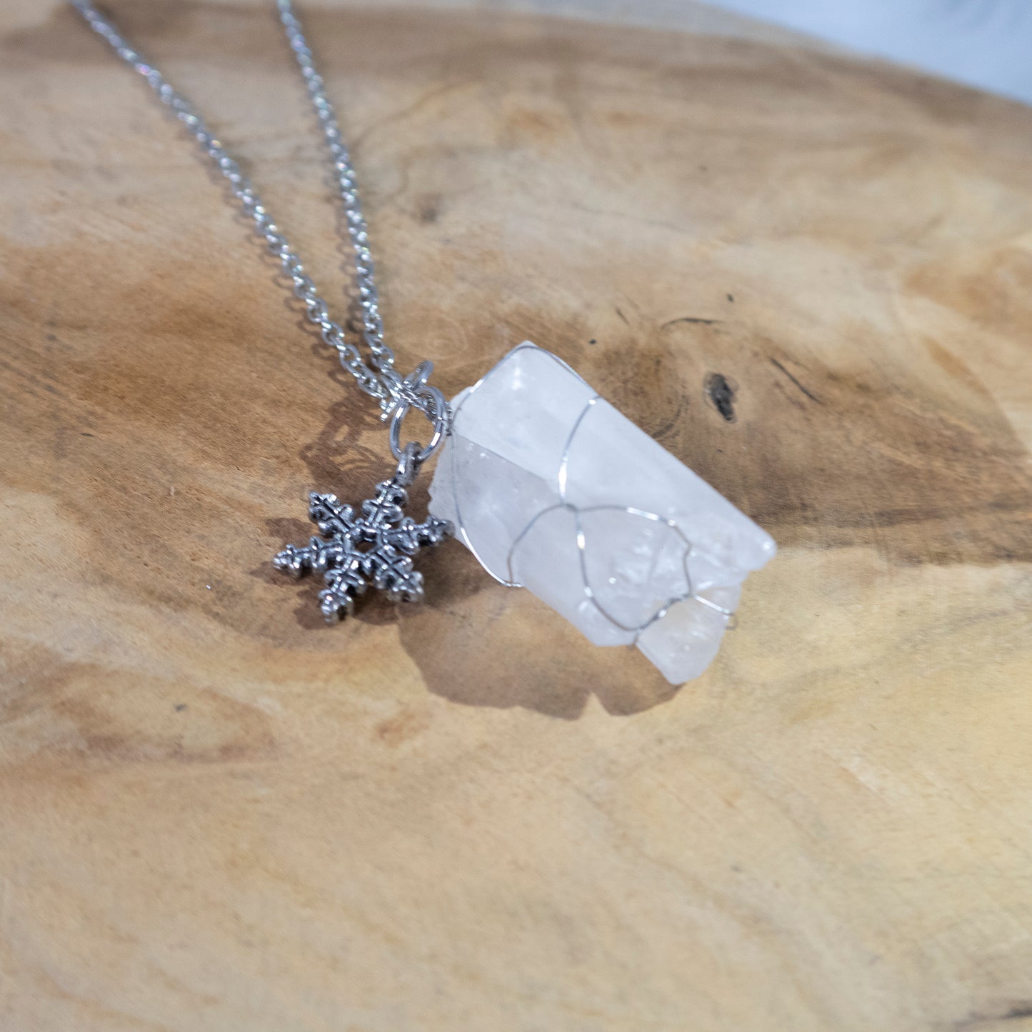 Snowflake Crystal necklace