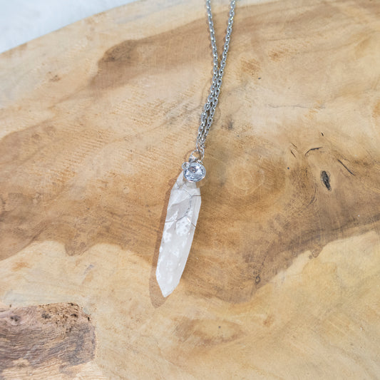 Clear Crystal necklace
