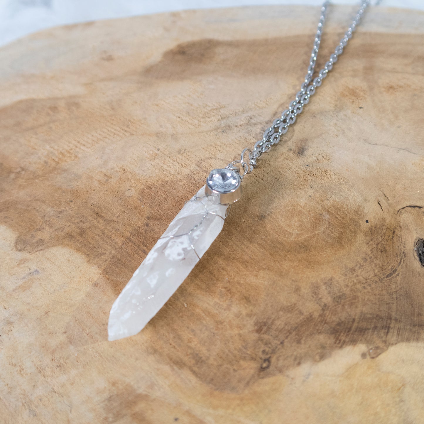 Clear Crystal necklace