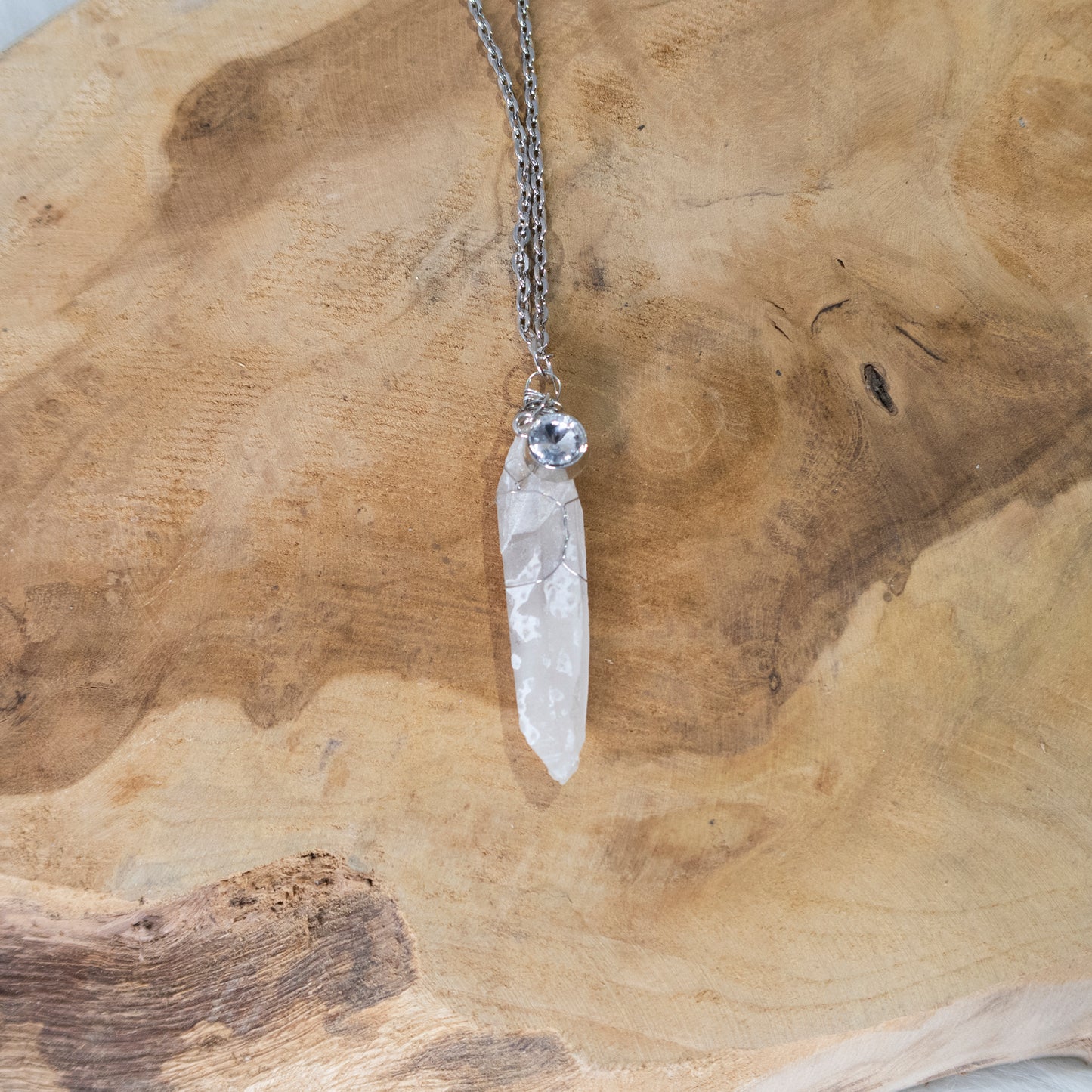 Clear Crystal necklace