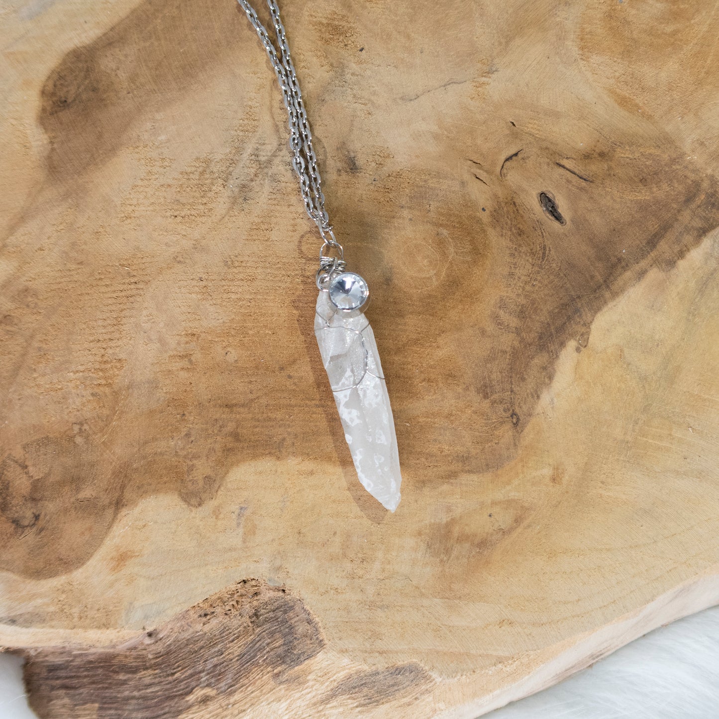 Clear Crystal necklace