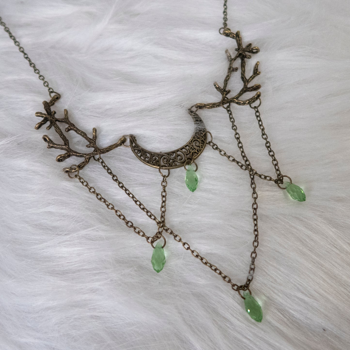 Enchanted necklace green
