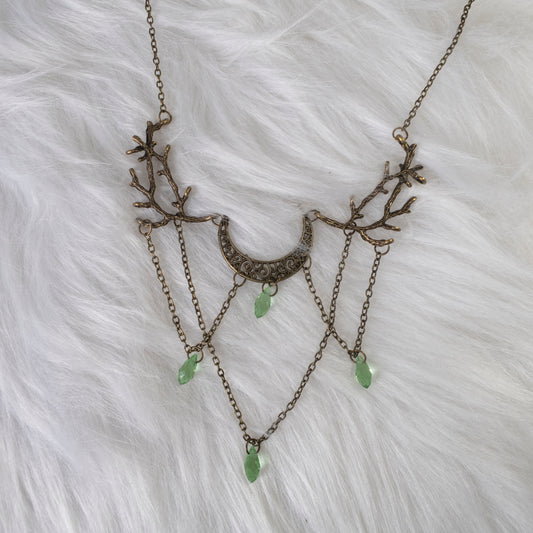 Enchanted necklace green