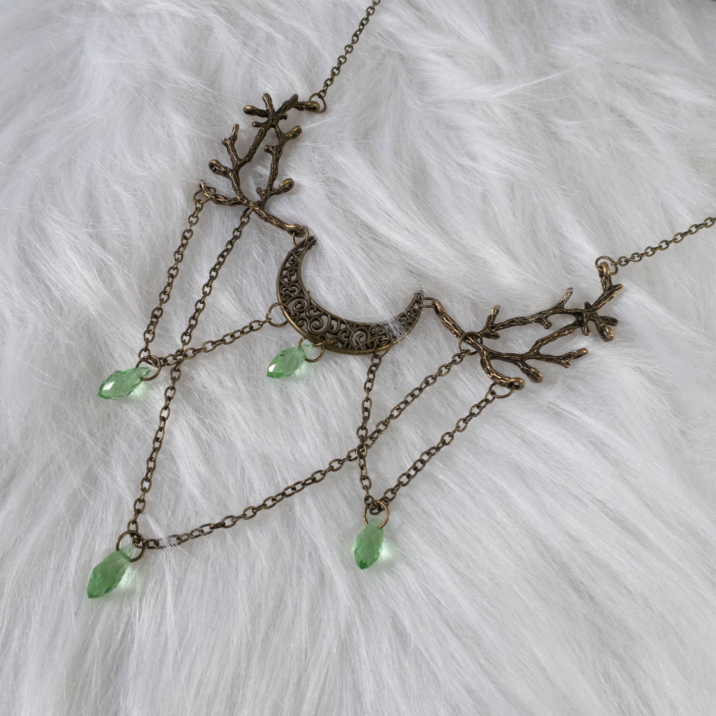 Enchanted necklace green