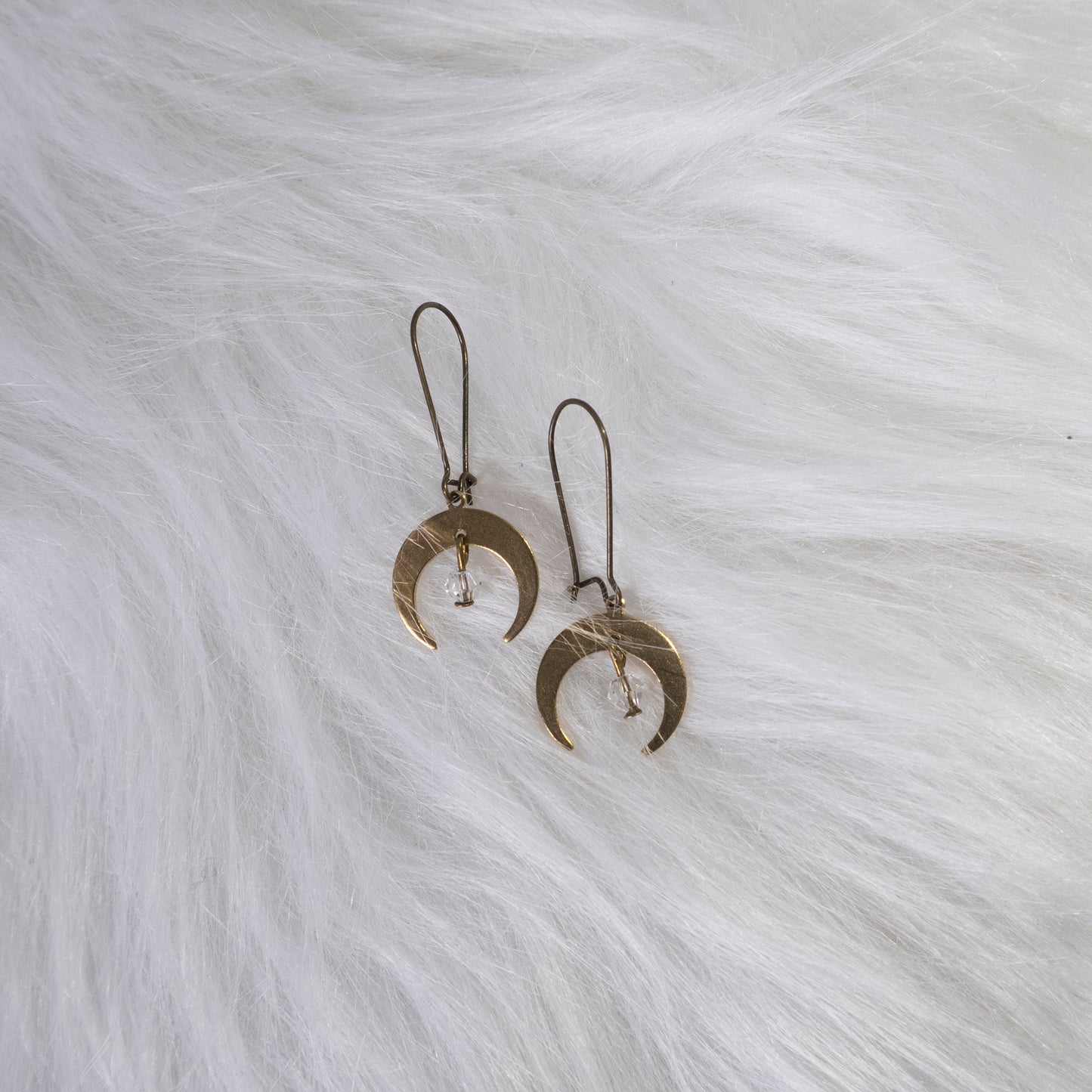 Gold Moon earrings