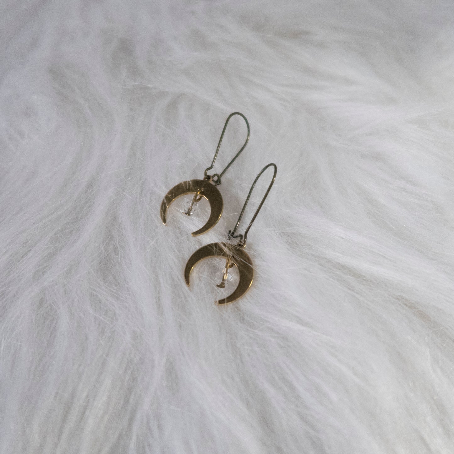 Gold Moon earrings