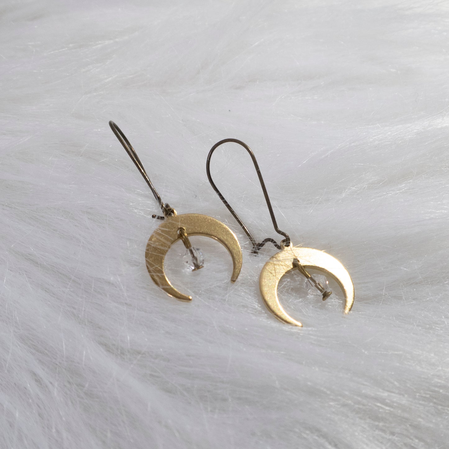 Gold Moon earrings