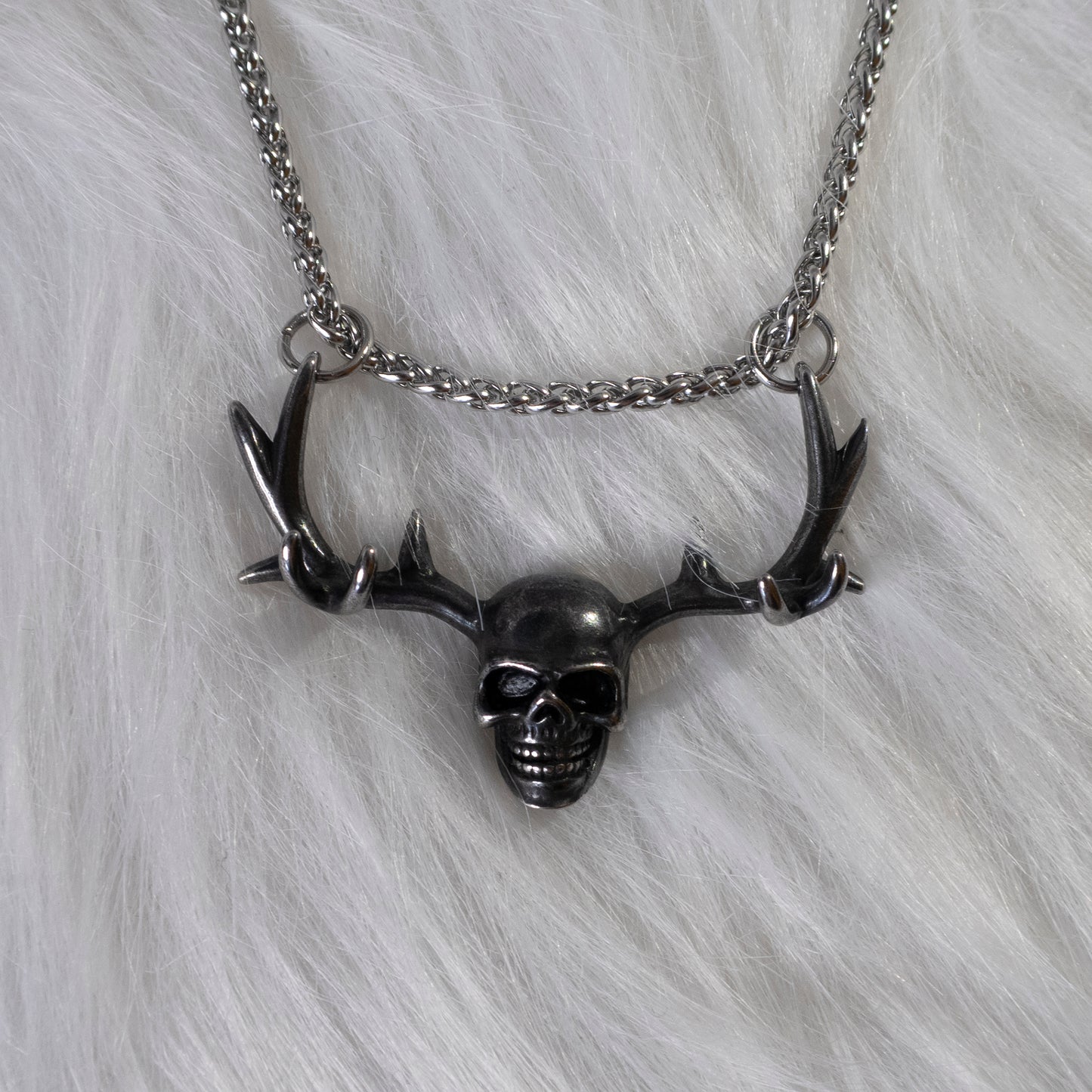 Antler Skull necklace