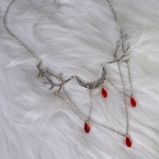 Enchanted necklace red