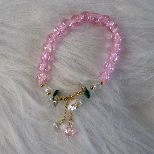 Golden Garden Bracelet — Pink