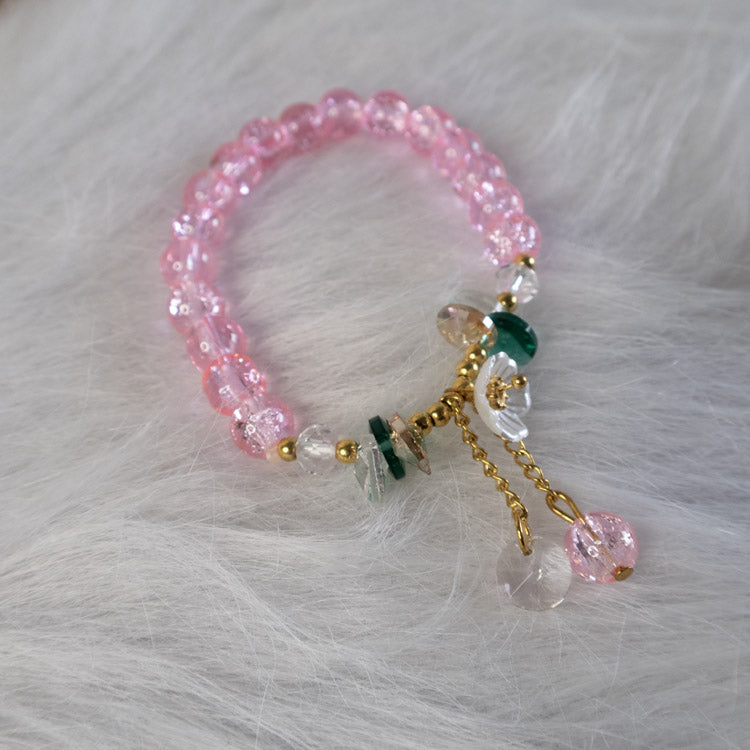 Golden Garden Bracelet — Pink
