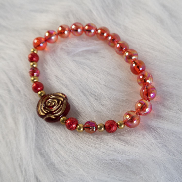 Crimson Rose Bracelet