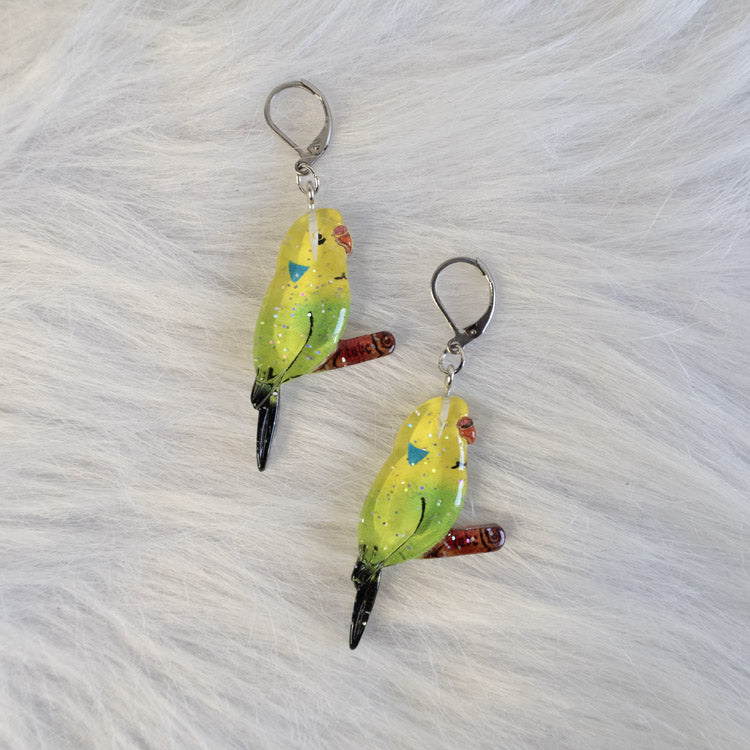 Parakeet Earrings