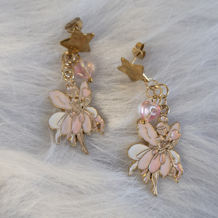 Rosebud Fairy Earrings