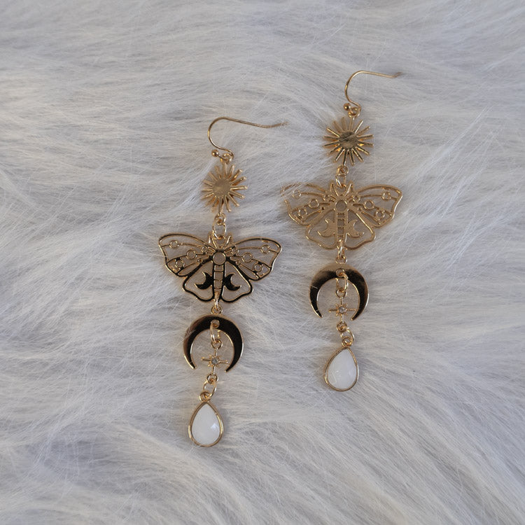 Goddess of Sun and Moon Earrings
