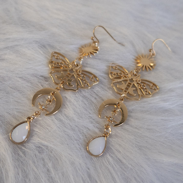 Goddess of Sun and Moon Earrings