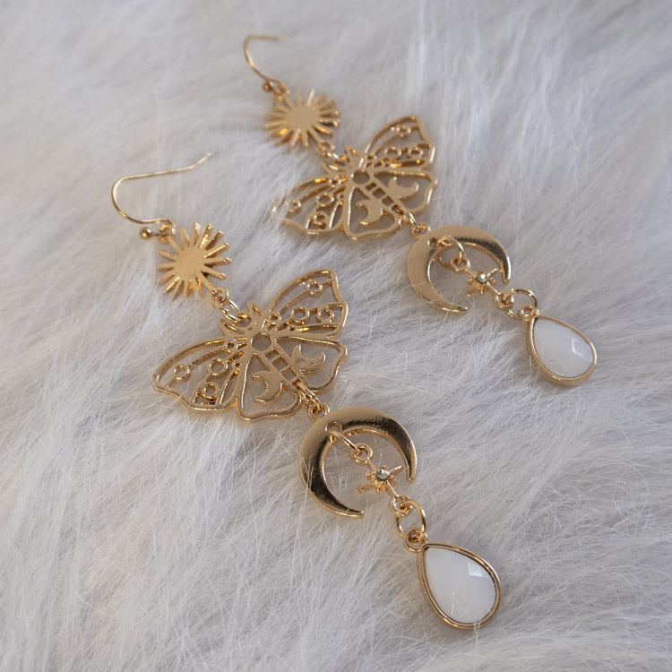 Goddess of Sun and Moon Earrings