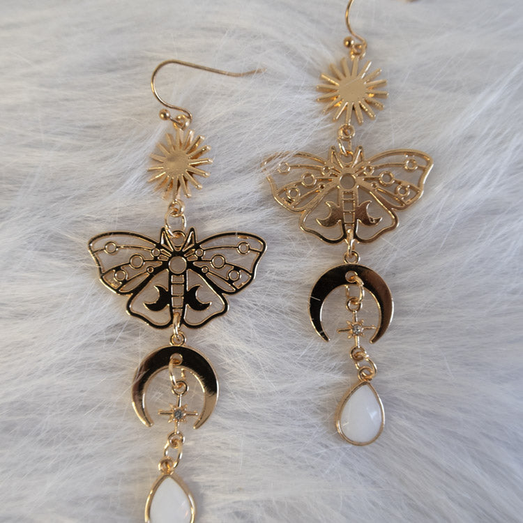 Goddess of Sun and Moon Earrings
