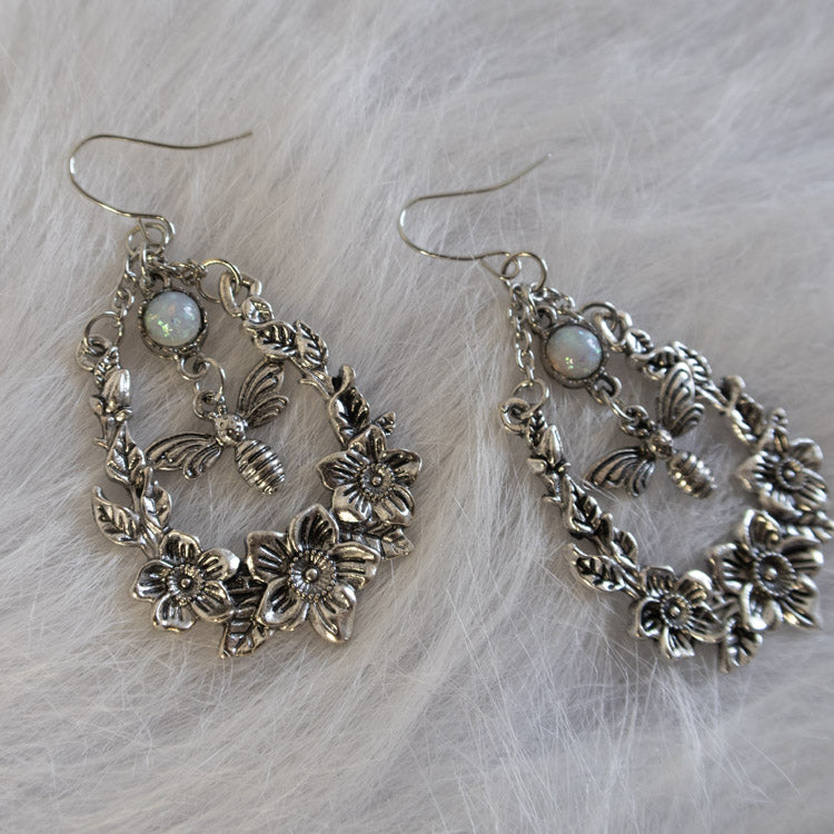 Enchanted Meadow Bee Earrings