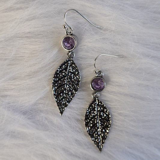 Twilight Leaf Earrings