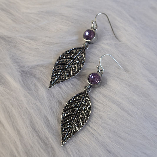 Twilight Leaf Earrings