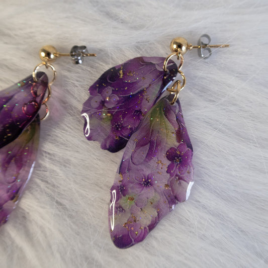 Spring Blossom Wings Earrings