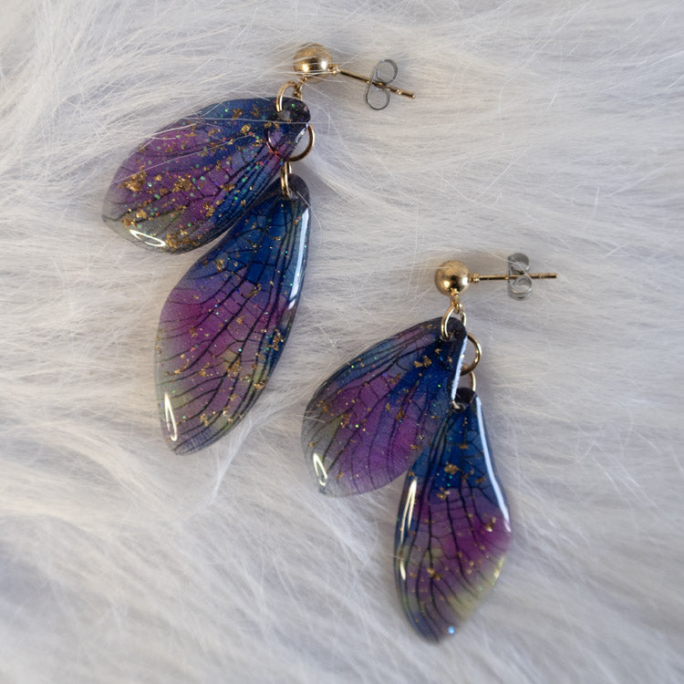 Sunset Glow Wings Earrings