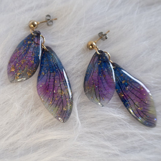 Sunset Glow Wings Earrings