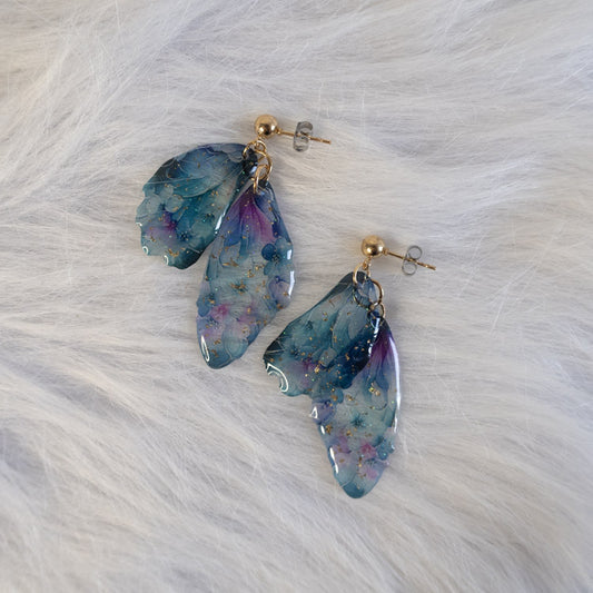 Blooming Lagoon Wings Earrings