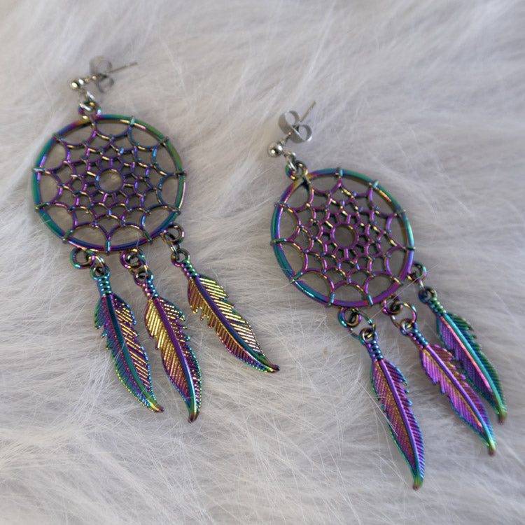 Mystic Dreamcatcher Earrings