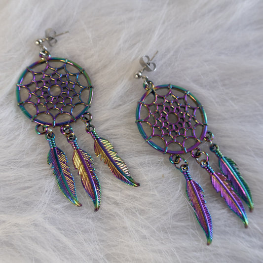 Mystic Dreamcatcher Earrings