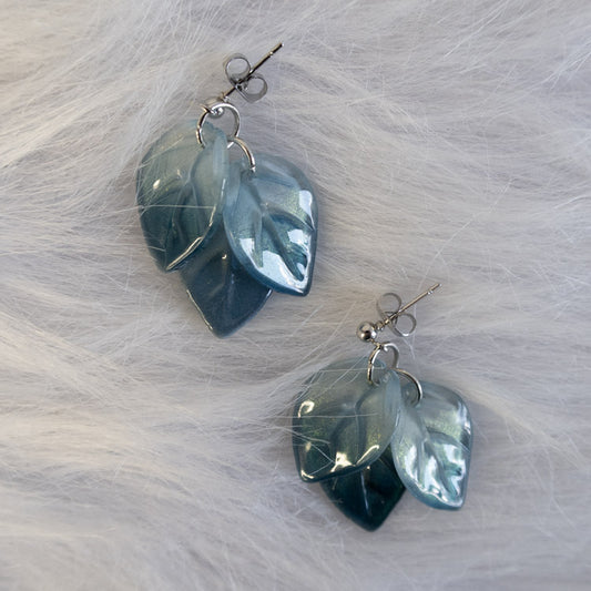 Moonlit Leaf Earrings