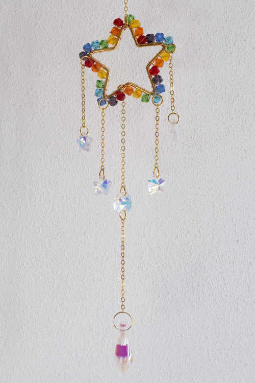 Enchanted Rainbow Star Suncatcher