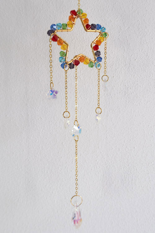 Enchanted Rainbow Star Suncatcher