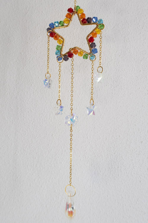 Enchanted Rainbow Star Suncatcher